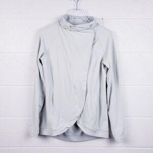 Lululemon Rulu Rally Wrap Cardigan Heathered Ocean Mist Women's Size 4